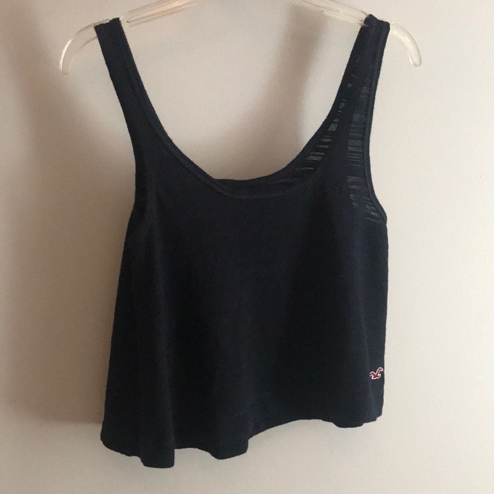 Navy Blue crop top